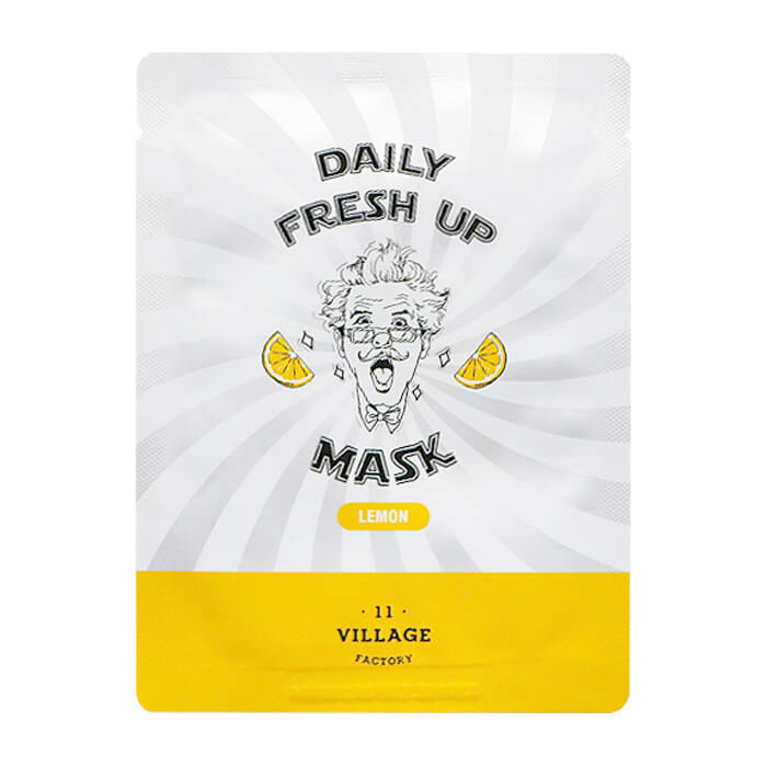 

Тканевая маска Village 11 Factory Daily Fresh Up Mask Lemon, Осветляющая тканевая маска для лица с экстрактом лимона