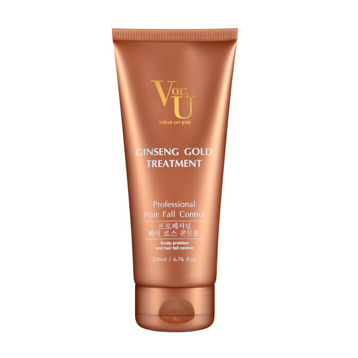 

Кондиционер для волос Von U Ginseng Gold Treatment, Уход для волос с экстрактом золотого женьшеня
