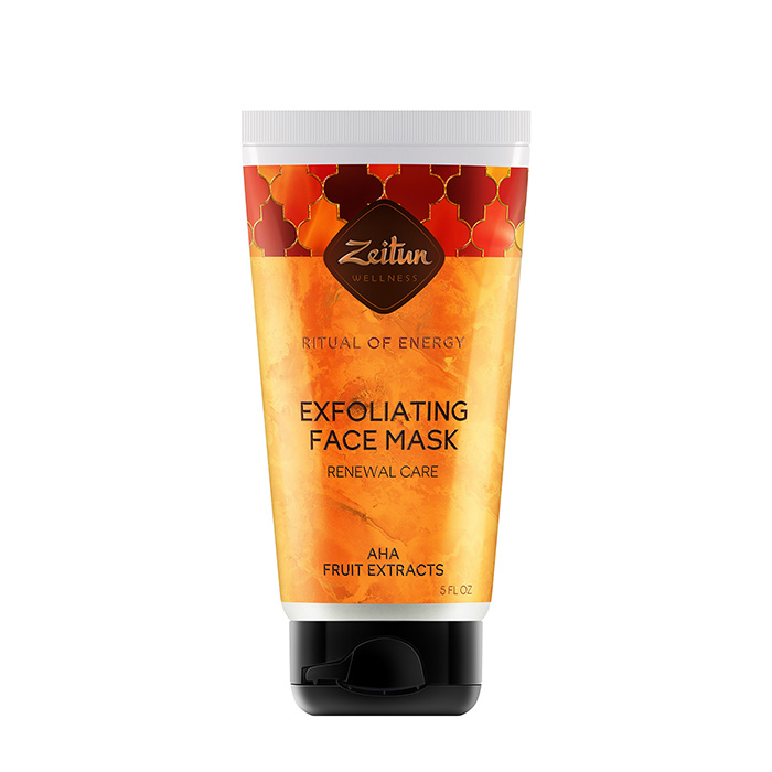 

Маска для лица Zeitun Ritual of Energy Exfoliating Dace Mask, Отшелушивающая маска для выравнивания тона и текстуры кожи лица с AHA-кислотами и фруктовыми экстрактами