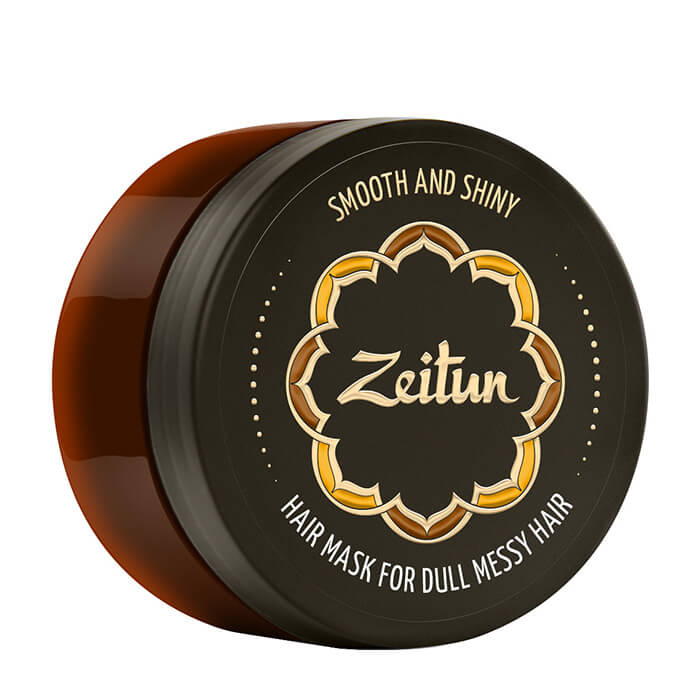 

Маска для волос Zeitun Smooth and Shiny Hair Mask, Маска для гладкости и блеска волос с пептидами шелка и эфирным маслом бей