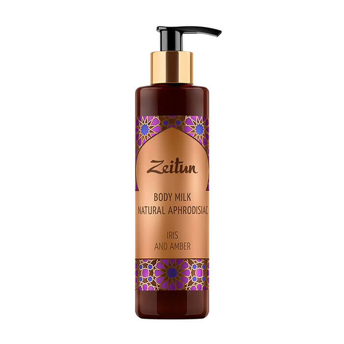 

Молочко для тела Zeitun Iris and Amber Natural Aphrodisiac Body Milk (250 мл), Чувственное молочко для тела с натуральными афродизиаками