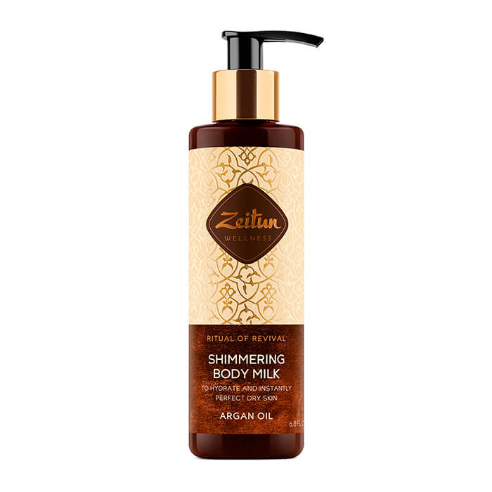 

Молочко для тела Zeitun Ritual Of Revival Shimmering Body Milk - Argan Oil, Сияющее молочко для тела с органическим маслом арганы