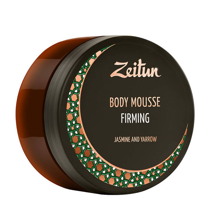 

Мусс для тела Zeitun Jasmine and Yarrow Firming Body Mousse, Тонизирующий ежедневный крем-мусс для тела с жасмином и тысячелистником