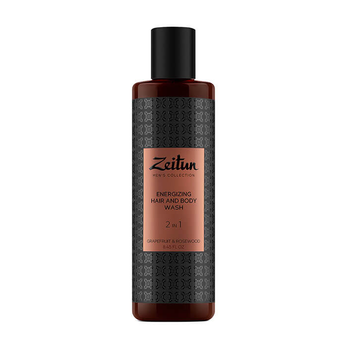 Шампунь и гель для душа Zeitun Grapefruit & Rosewood Energizing Hair and Body Wash